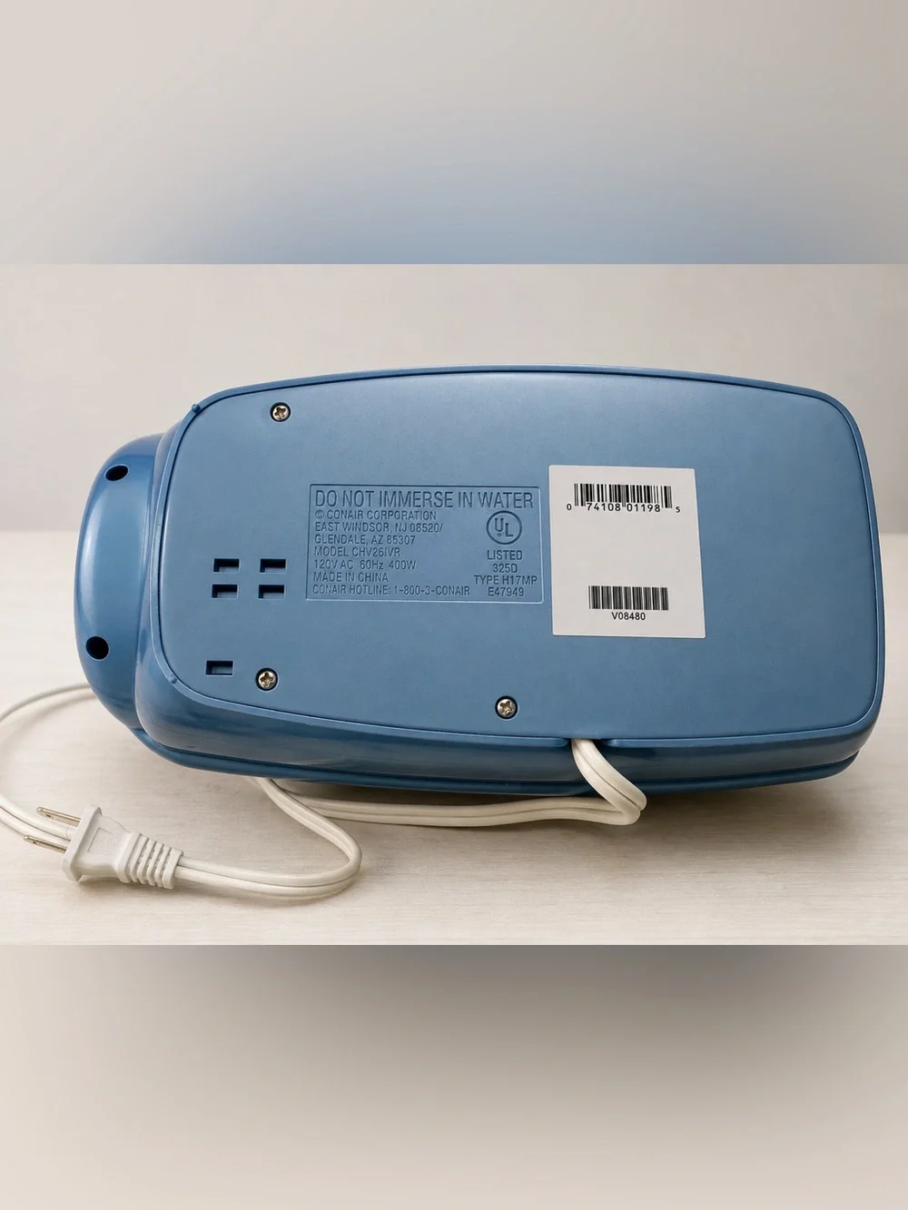 Conair Blue Hot Roller Styling Set with Protective Cover